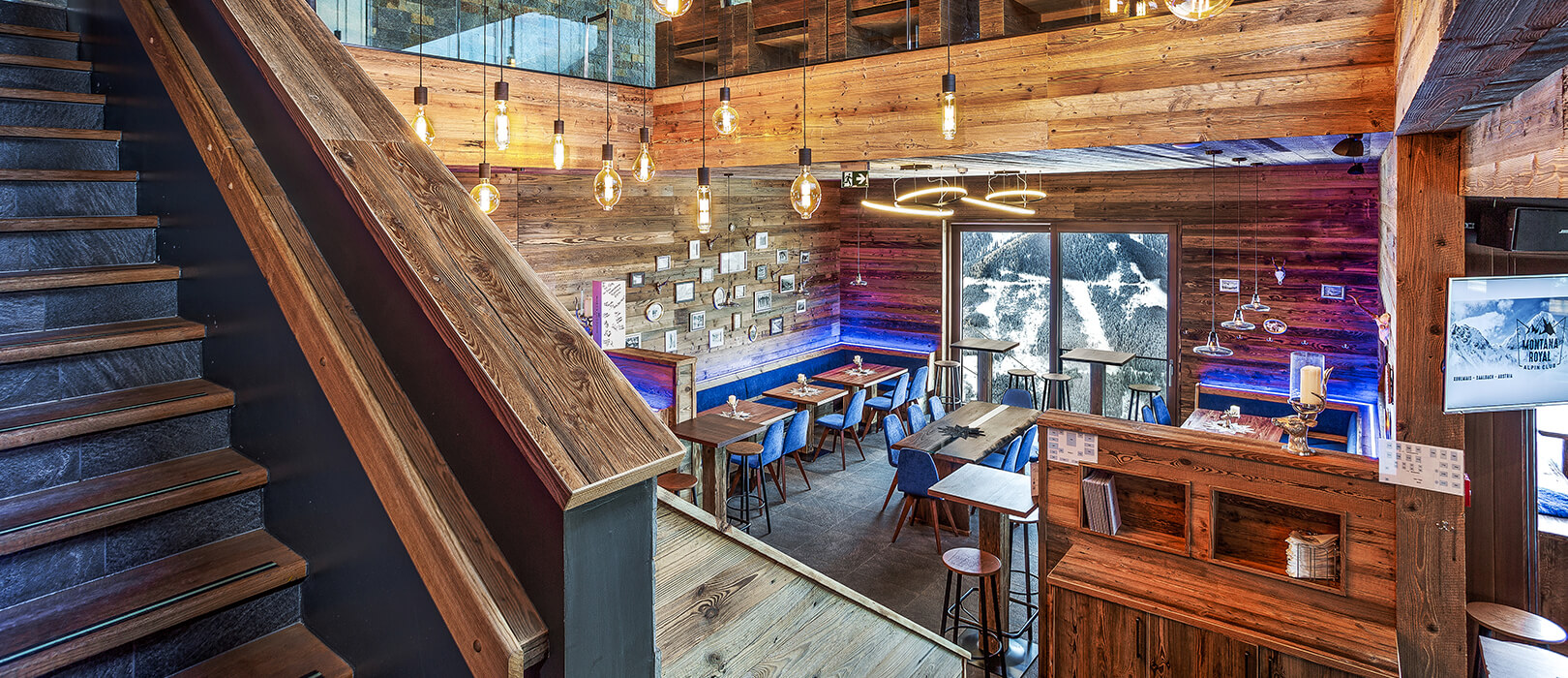 Montana Royal Location. Alpin Club Saalbach Hinterglemm. Sky Lounge. VIP Saalbach